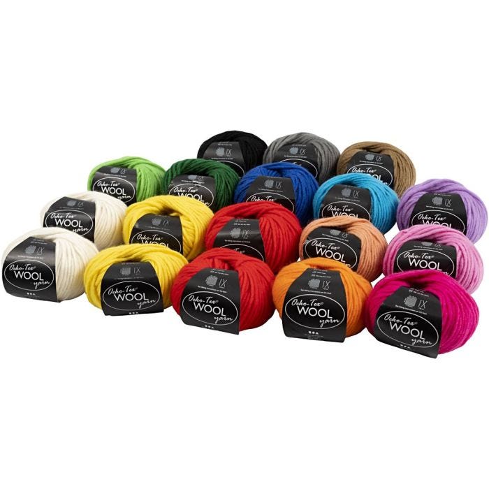 Ullgarn, L: 50 M, 18x50 g/ 1 nst.