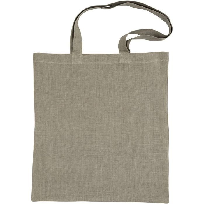 Mulepose, str. 38x42 cm, 185 g, støvete grønn, 1 pk.