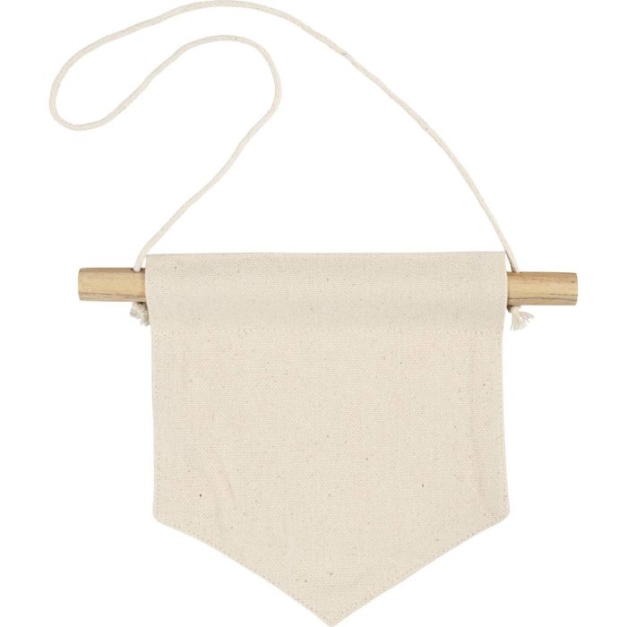 Veggbanner, Spiss form, H: 16,5 cm, B: 15 cm, 300 g, lys natur, 2 stk./ 1 pk.