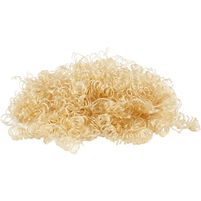 Krøllhår, lys brun, 15 g/ 1 pk.