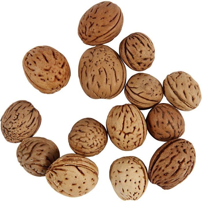Nøtter, 25 g/ 1 pk.
