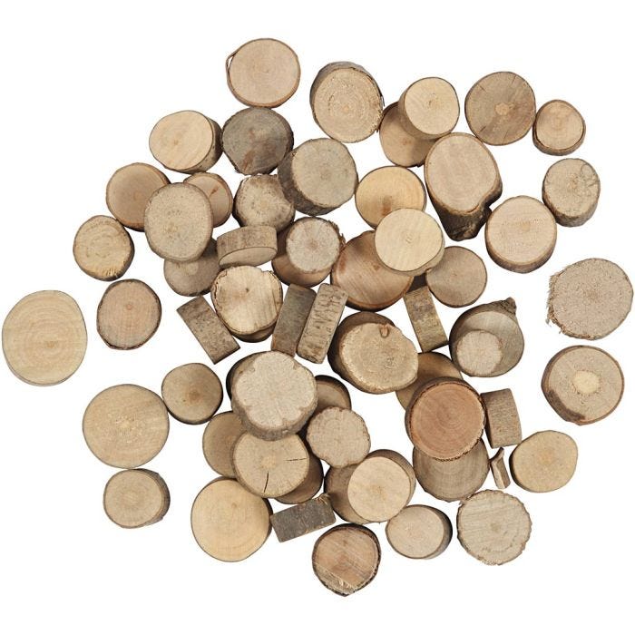 Treskiver, dia. 10-15 mm, 25 g/ 1 pk.