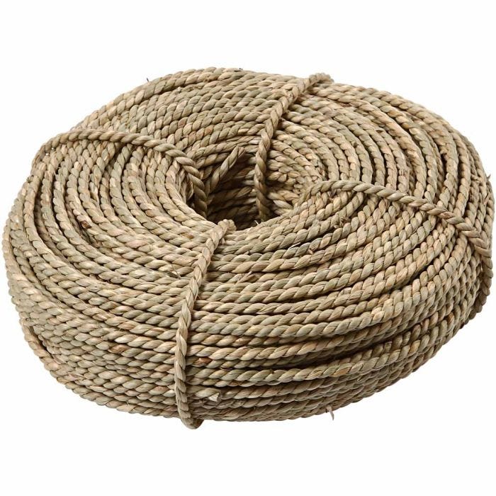 Sjøgress, tykkelse 2,8-3 mm, beige, 500 g/ 1 bunt
