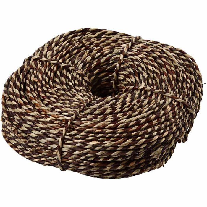 Sjøgress, tykkelse 3,5-4 mm, brun, 500 g/ 1 bunt