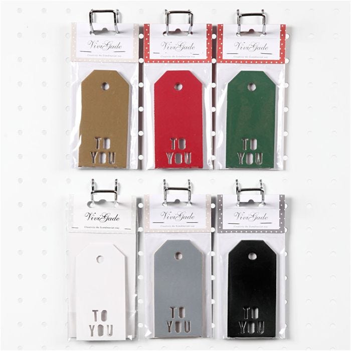 Manillamerker, TO YOU, str. 5x10 cm, 300 g, 6x10 pk./ 1 pk.