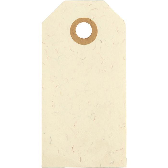 Manillamerker, str. 4x8 cm, 250 g, creme, 20 stk./ 1 pk.