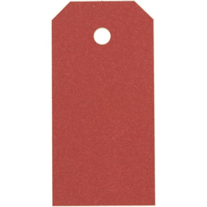 Manillamerker, str. 4x8 cm, 250 g, rød, 1000 stk./ 1 pk.