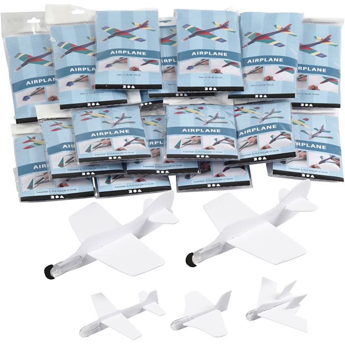 Fly, L: 11,5-19 cm, B: 11-17,5 cm, hvit, 50 stk./ 1 pk.