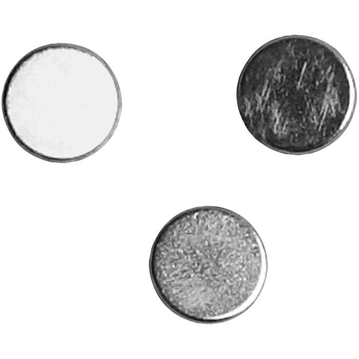 Kraftig magnet ”NdFeB” , dia. 5 mm, tykkelse 2 mm, 10 stk./ 1 pk.