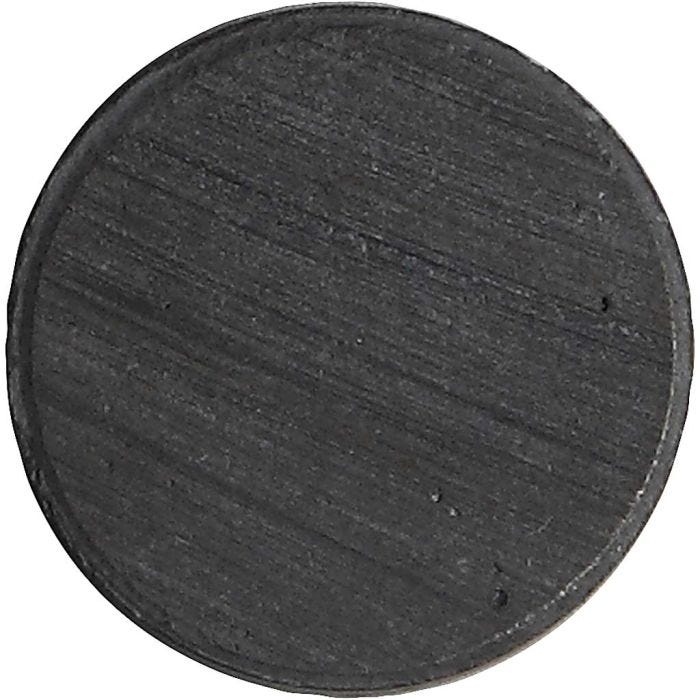 Magnet, dia. 20 mm, tykkelse 3 mm, 50 stk./ 1 pk.