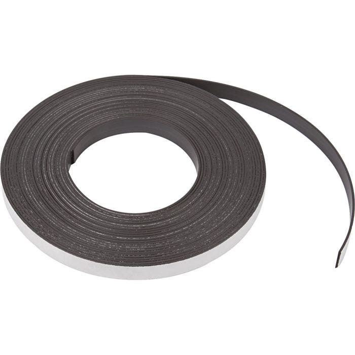 Magnetstripe, B: 12,5 mm, tykkelse 1,5 mm, 1 m/ 1 pk.