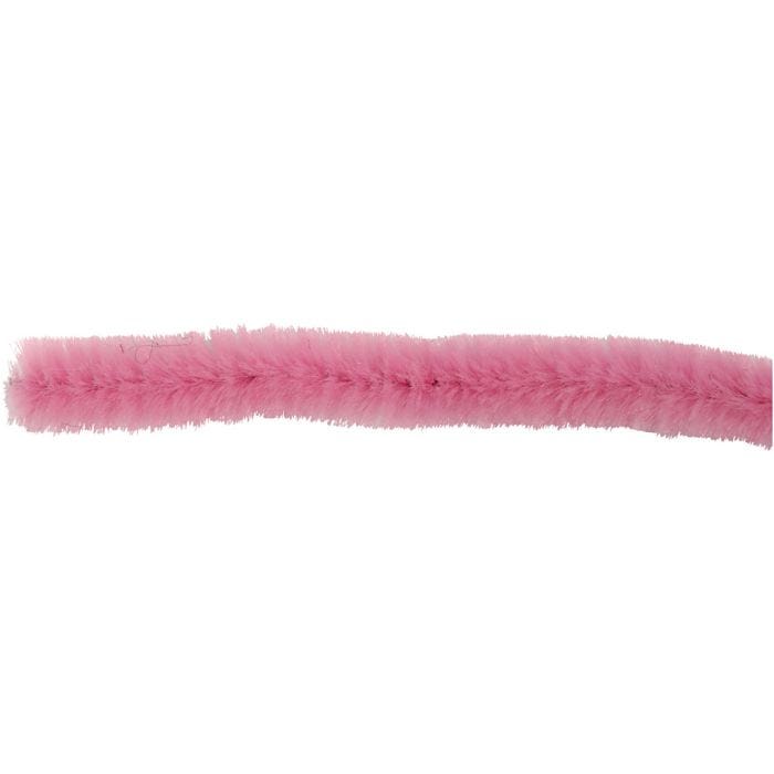 Piperenser, L: 30 cm, tykkelse 6 mm, pink, 50 stk./ 1 pk.