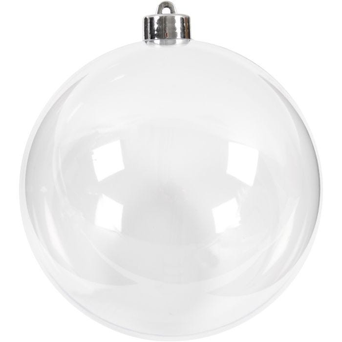 Deko-kule, 13,6 cm, transparent, 1 stk.