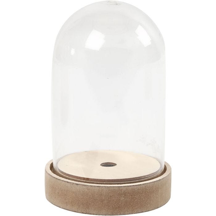 Klokke på trefot, 12,5 cm, 8 cm, 1 pk.