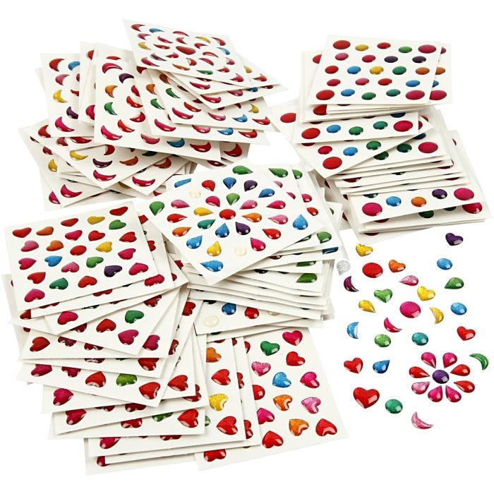 Ministickers, str. 7-11 mm, 100 ark/ 1 pk.