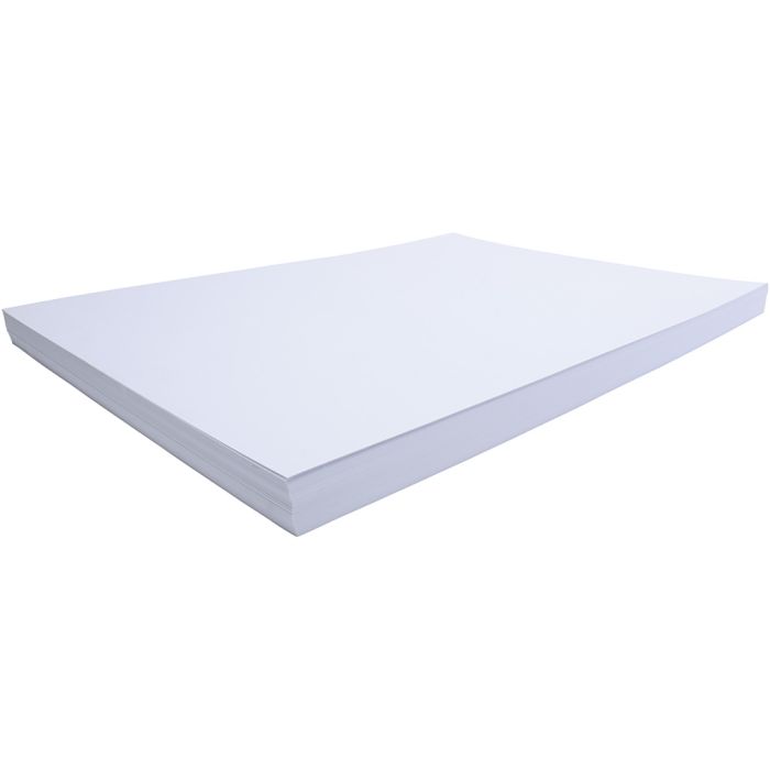 Kartong, ark 50x70 cm, 270 g, hvit, 100 ark/ 1 pk.