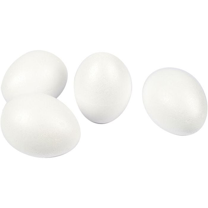 Egg, H: 10 cm, hvit, 25 stk./ 1 pk.
