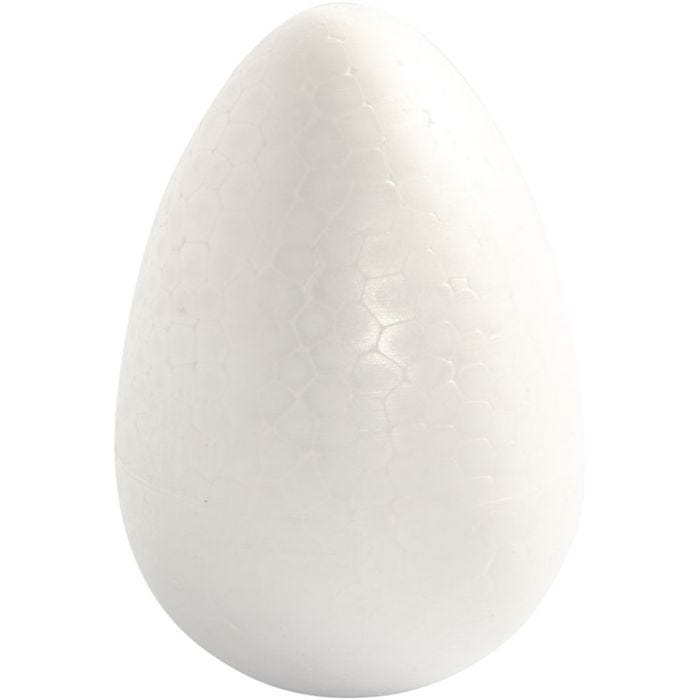 Egg, H: 12 cm, hvit, 5 stk./ 1 pk.
