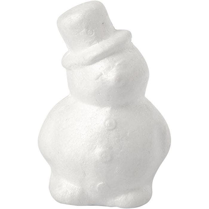 Snømann, 17 cm, hvit, 1 stk.