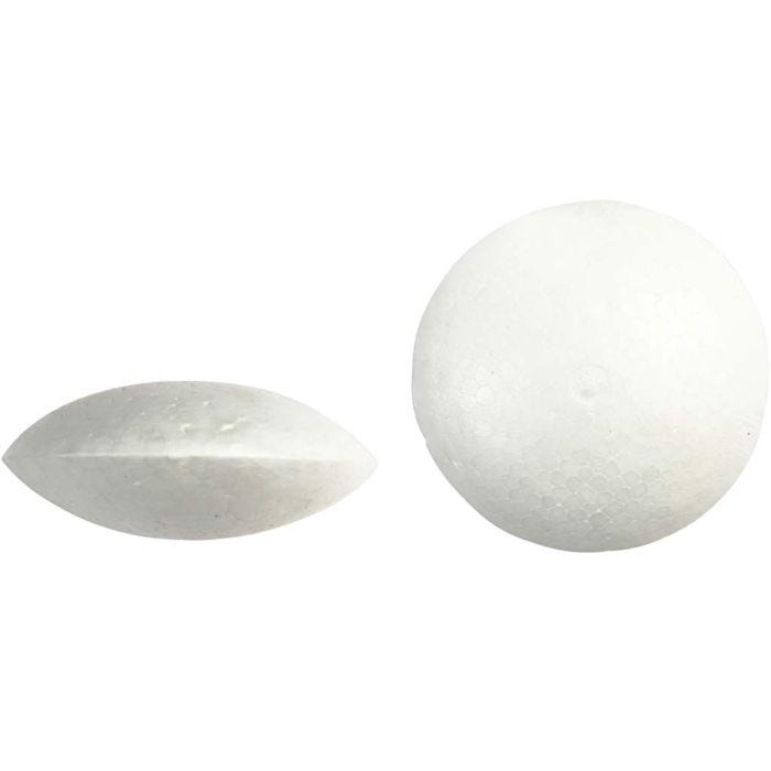 Ufo, dia. 7,5 cm, tykkelse 31 mm, hvit, 100 stk./ 1 pk.