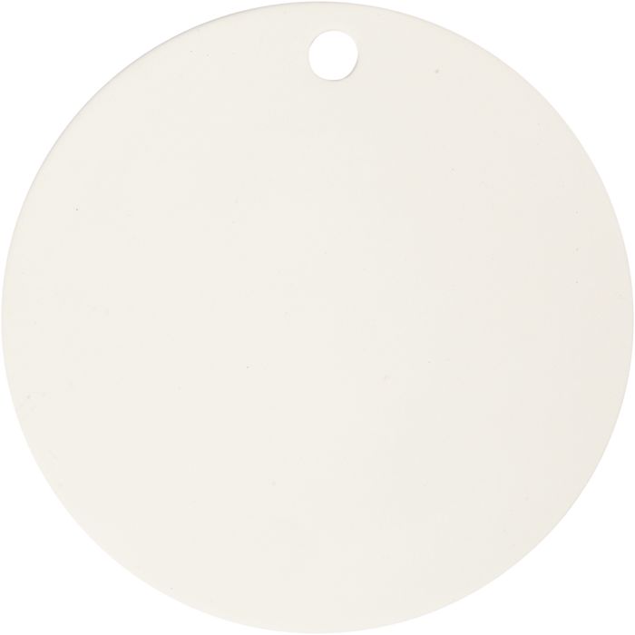 Plate, 15 cm, 0,5 cm, hvit, 1 stk.