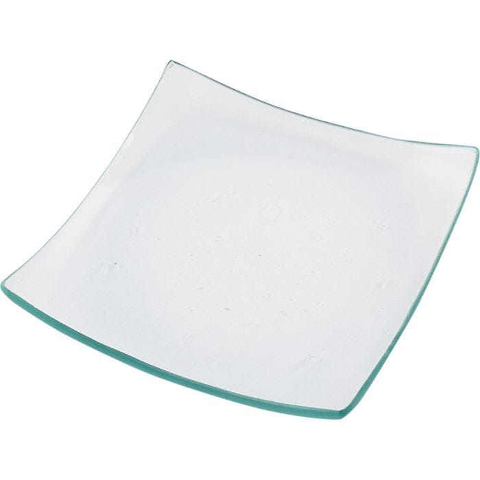 Glassfat, str. 11,5x11,5 cm, 12 stk./ 1 pk.