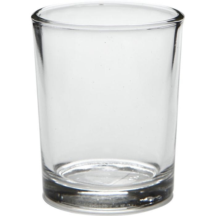 Te-Lys holder, H: 6,5 cm, dia. 4,5-5,5 cm, 120 ml, 12 stk./ 1 pk.