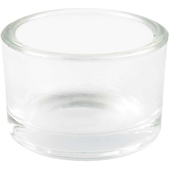 Telysholder, H: 3,2 cm, dia. 5 cm, 48 stk./ 1 pk.