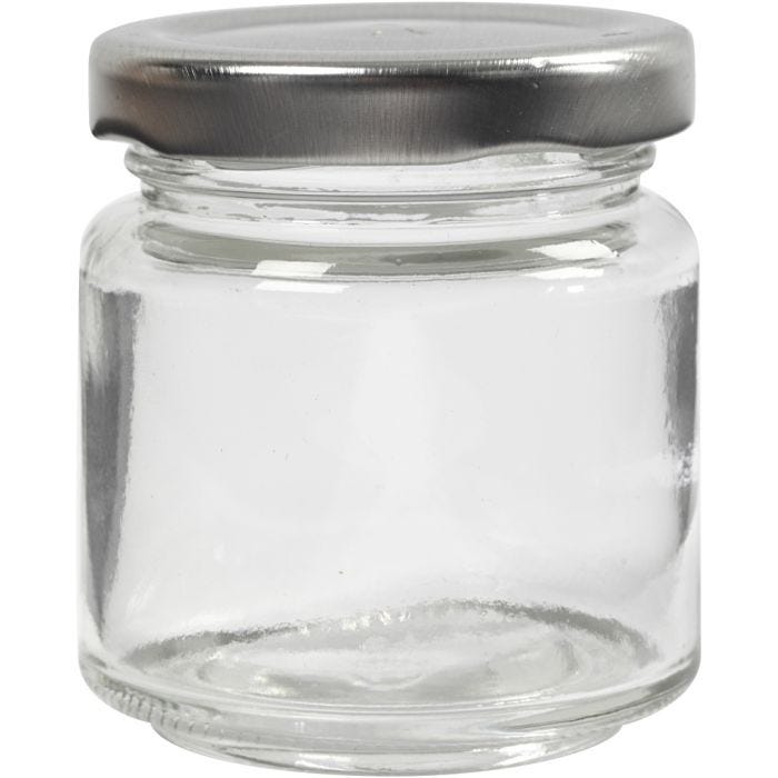 Sylteglass, H: 6,5 cm, dia. 5,7 cm, 100 ml, transparent, 12 stk./ 1 pk.