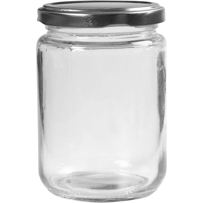 Sylteglass, H: 11 cm, dia. 7,5 cm, 370 ml, transparent, 6 stk./ 1 pk.