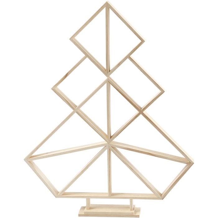 Juletre, H: 60 cm, B: 47 cm, 1 stk.