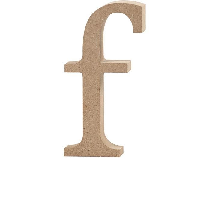 Bokstav, f, 13 cm, 2 cm, 1 stk.