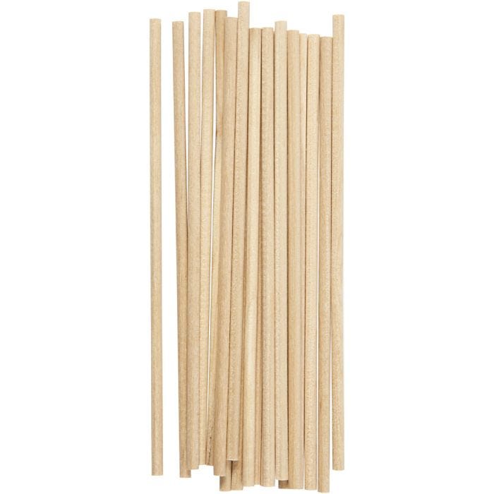 Stokk, L: 15 cm, dia. 4 mm, 20 stk./ 1 pk.