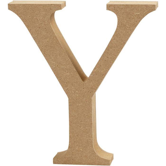 Bokstav, Y, 13 cm, 2 cm, 1 stk.