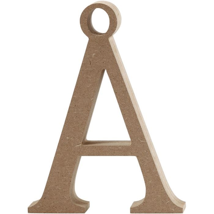 Bokstav, Å, 15,5 cm, 2 cm, 1 stk.