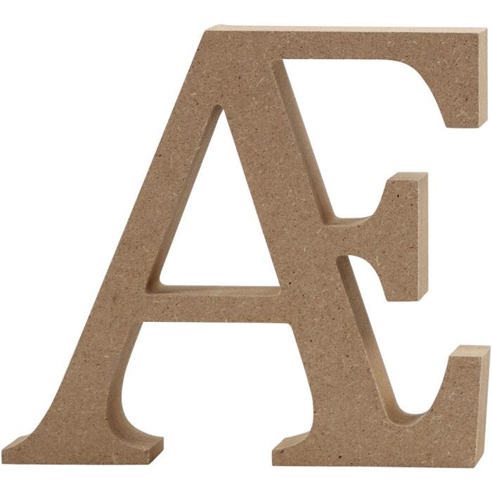 Bokstav, Æ, 8 cm, 1,5 cm, 1 stk.