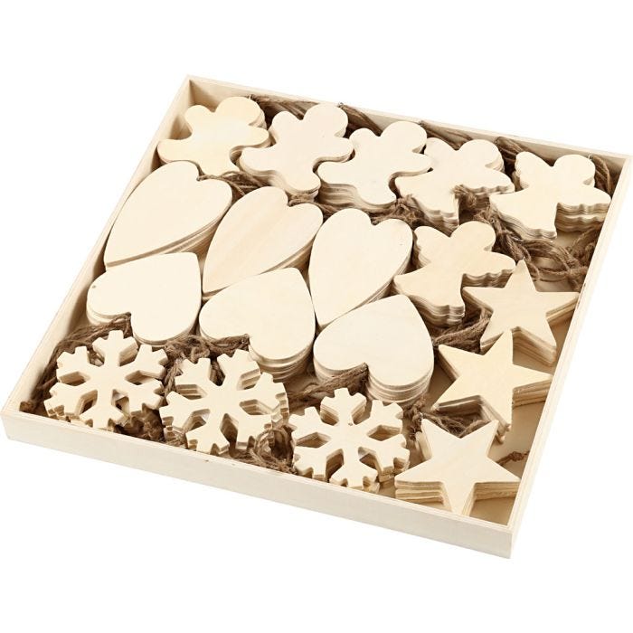 Juleoppheng, str. 9-11 cm, tykkelse 4 mm, 90 stk./ 1 pk.