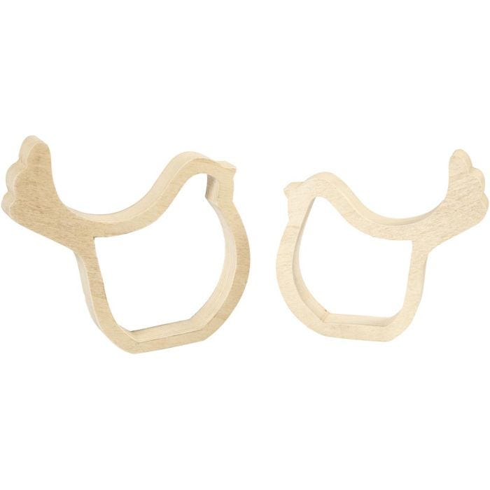 Kyliinger, H: 13 cm, D: 2 cm, B: 13 cm, 2 stk./ 1 pk.