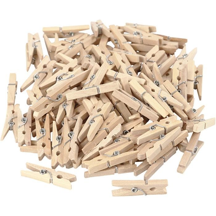 Klesklype, L: 30 mm, B: 3 mm, 100 stk./ 1 pk.