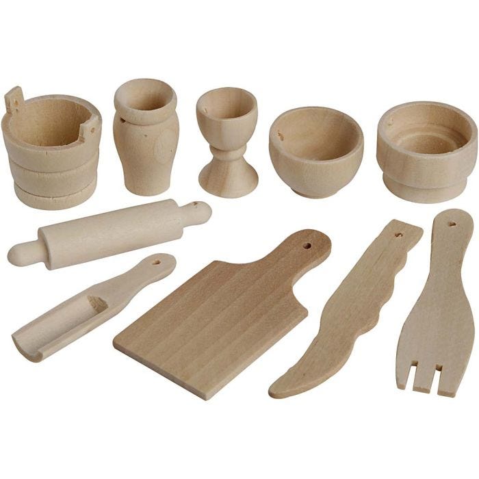 Kjøkkenredskaper, L: 40-60 mm, 50 stk./ 1 pk.