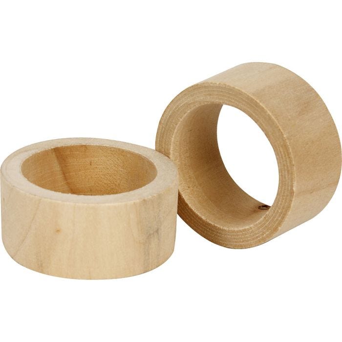Serviettring, dia. 35 mm, B: 20 mm, 6 stk./ 1 pk.