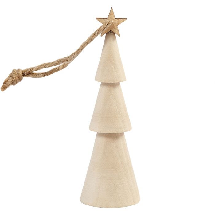 Juletre, 9 cm, 1 stk.