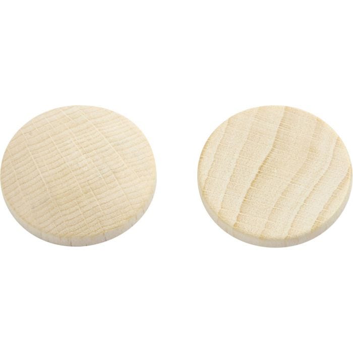 Treknapp, dia. 25 mm, tykkelse 5 mm, 150 stk./ 1 pk.