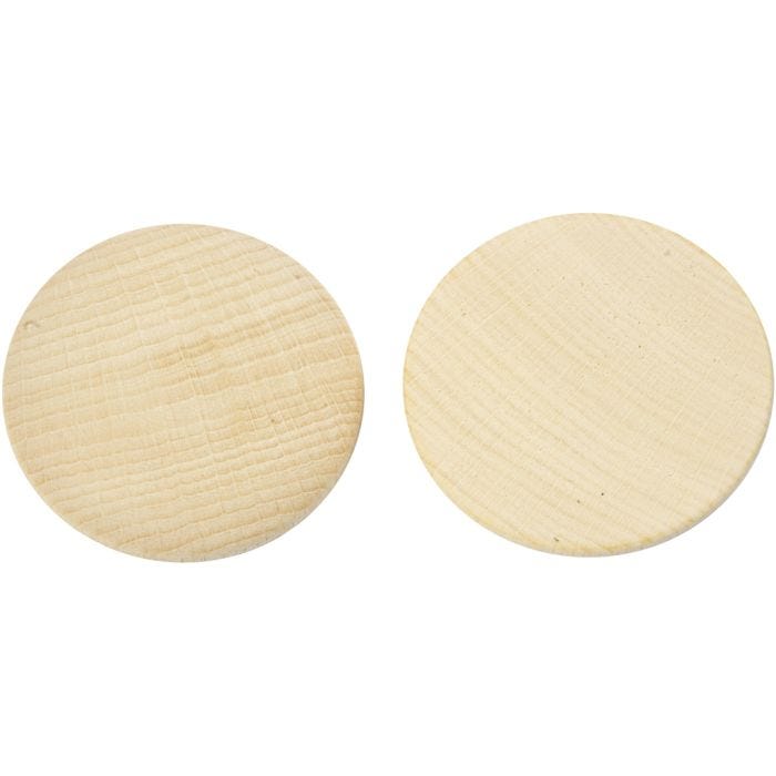 Treknapp, dia. 50 mm, tykkelse 10 mm, 50 stk./ 1 pk.