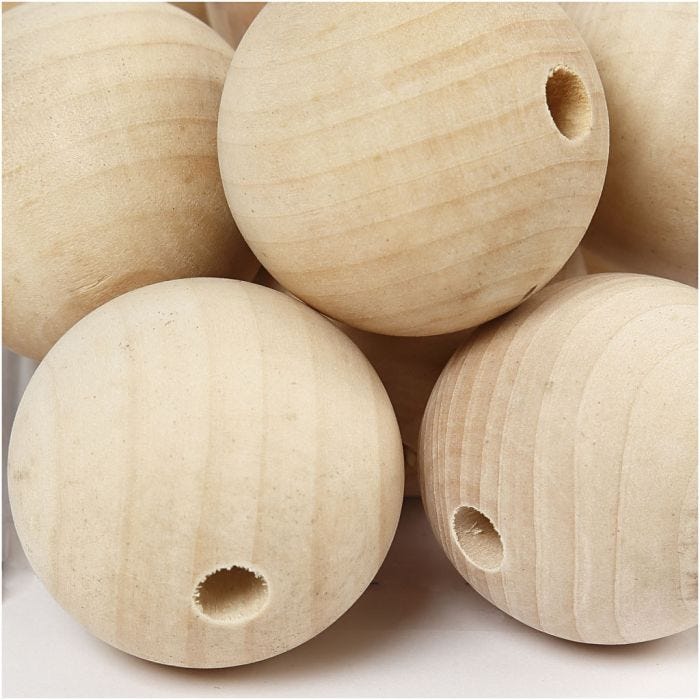 Treperle, dia. 40 mm, hullstr. 7 mm, 30 stk./ 1 pk.