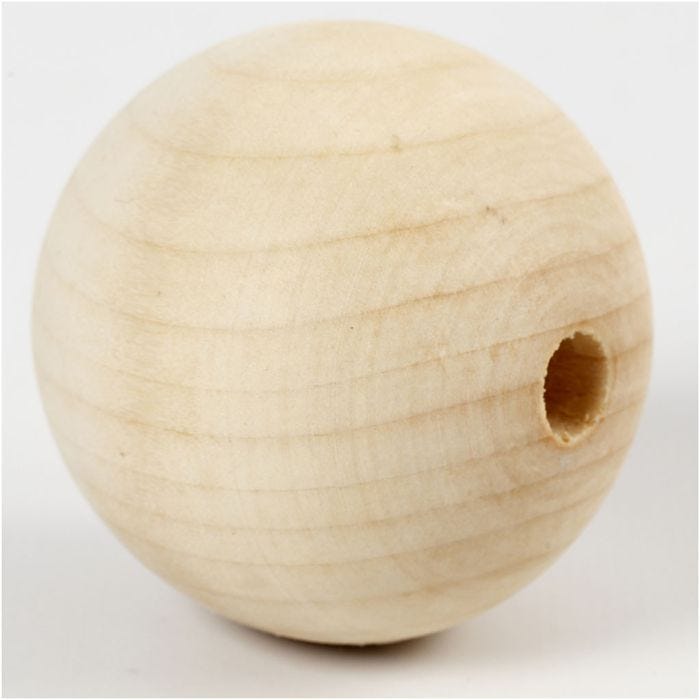 Treperle, dia. 50 mm, hullstr. 8 mm, 4 stk./ 1 pk.