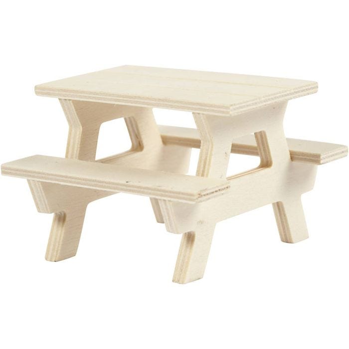 Bord/Benksett, 5,5 cm, 8 cm, 1 stk.