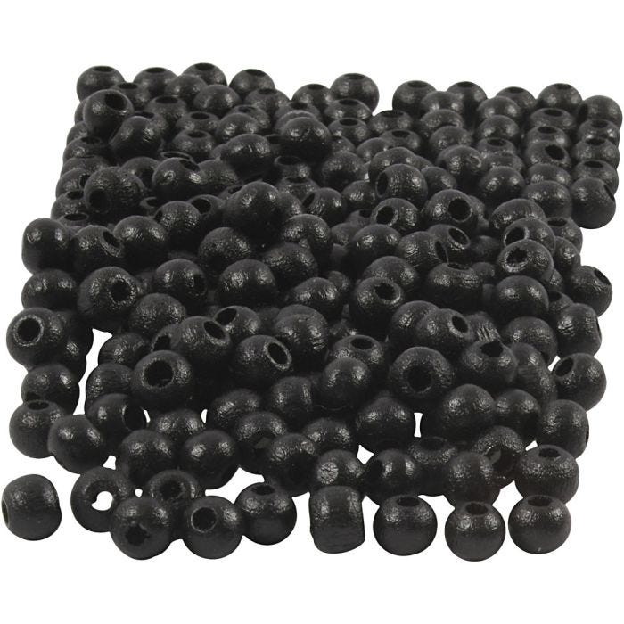 Treperler, 5 mm, 1,5 mm, svart, 6g/ 1 pk.