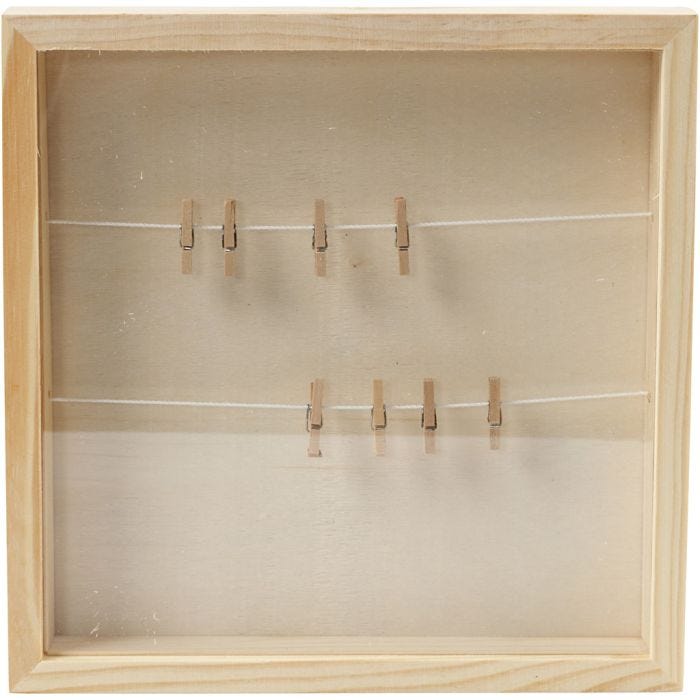 3D ramme , 35 mm, 23x23 cm, 1 stk.