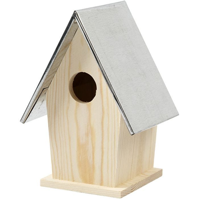 Meisekasse med zinktak, str. 13,5x11x19 cm, hullstr. 32 mm, 1 stk.